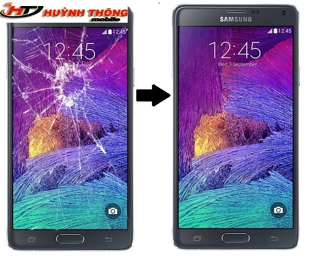 Thay mặt kính Samsung Note 4 zin chính hãng